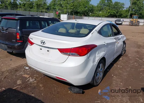 2013 Hyundai Elantra Gls из США, поврежденный, VIN 5NPDH4AE6DH377775
